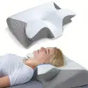 Oreiller Papillon Ergonomique - Confort et soutien cervical